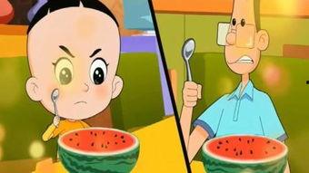 小头儿子吃瓜,一场欢乐的夏日盛宴